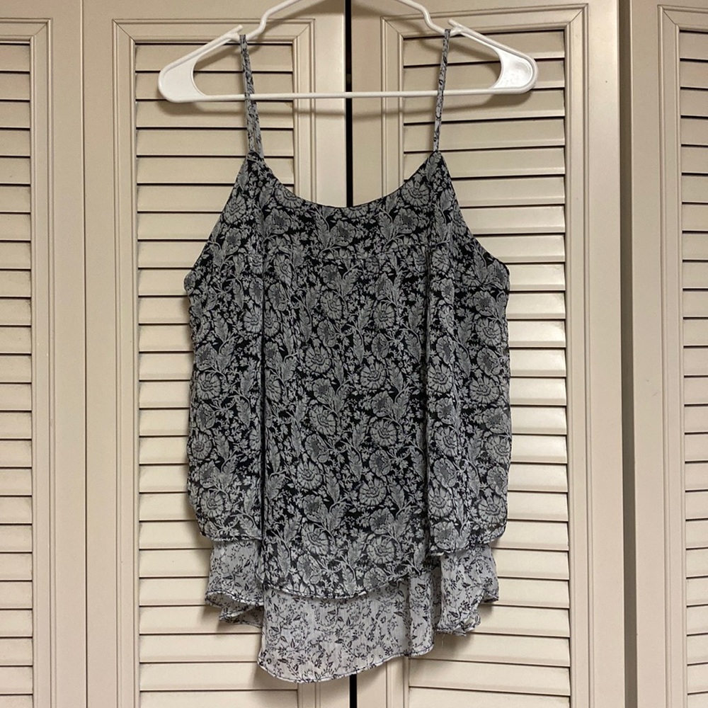 Black and white Tank top
